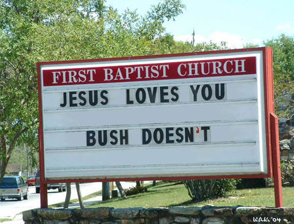 Bush Doesn't