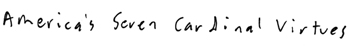 Seven Cardinal Virtues